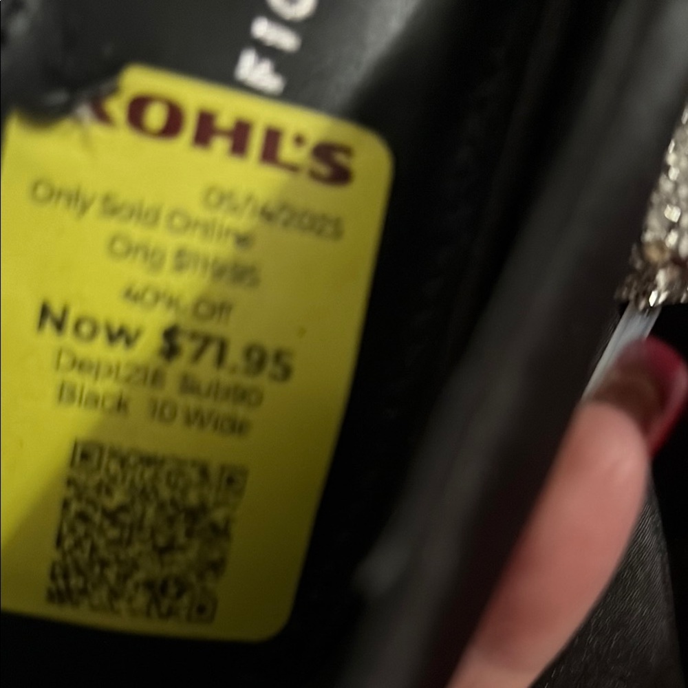 Elegant Black Rhinestone Embellished Women's Heels - Picture 3 of 3